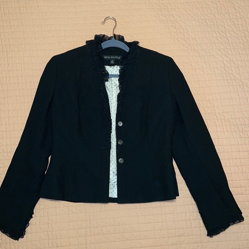 Nixon Boutique black size 6 blazer